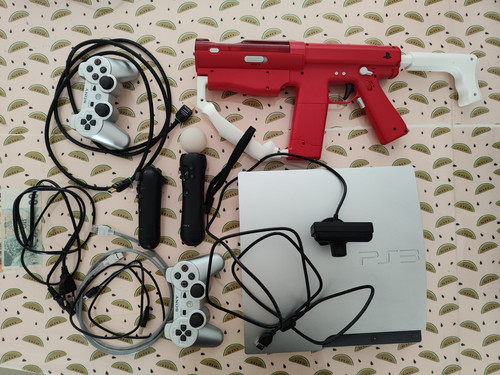 Ps3 slim 320gb silber - ps3, set