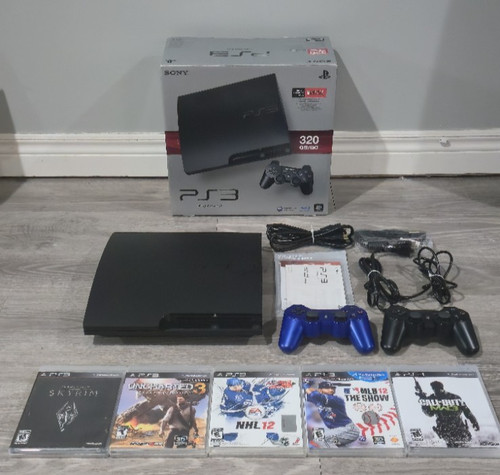 Sony playstation slim 320gb - playstation, 3