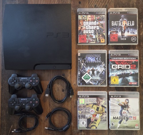 Sony ps3 slim charcoal black - slim,